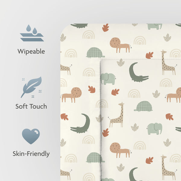 Wickelauflage "Softy", Wild Friends Allover