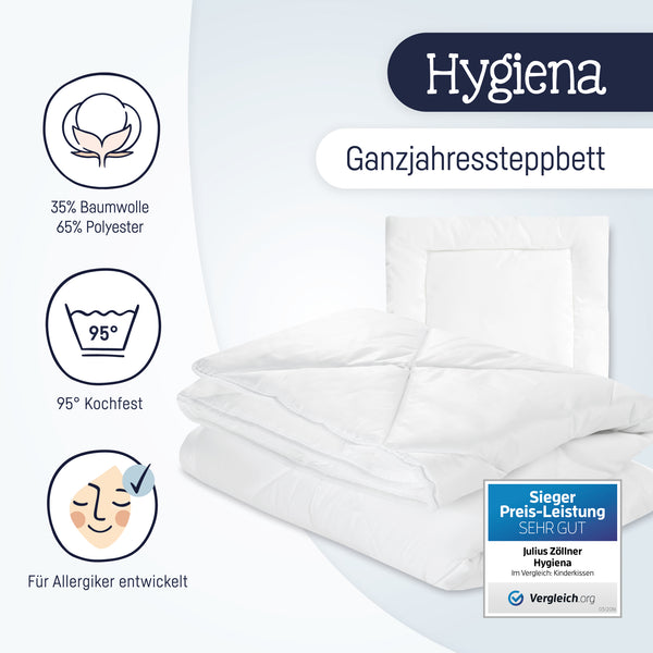 Kindersteppbett-Set, Hygiena