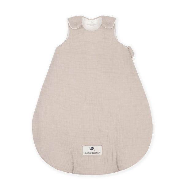 Muslin baby sleeping bag, sand