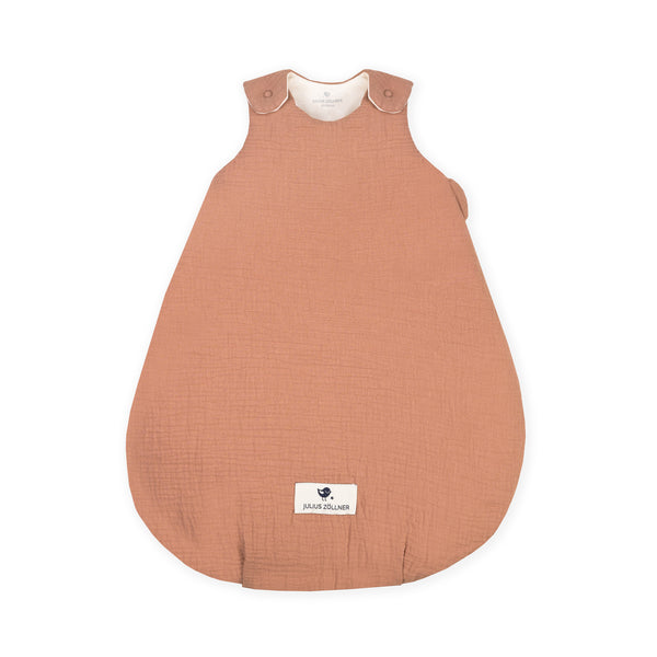 Muslin baby sleeping bag, Dune