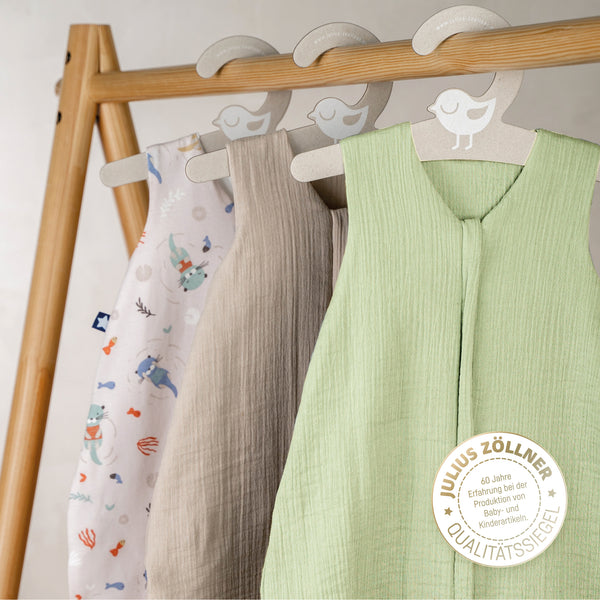 Musselin Sommerschlafsack, Lime