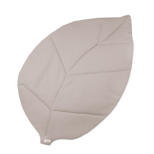 Crawling blanket leaf, waffle piqué nougat