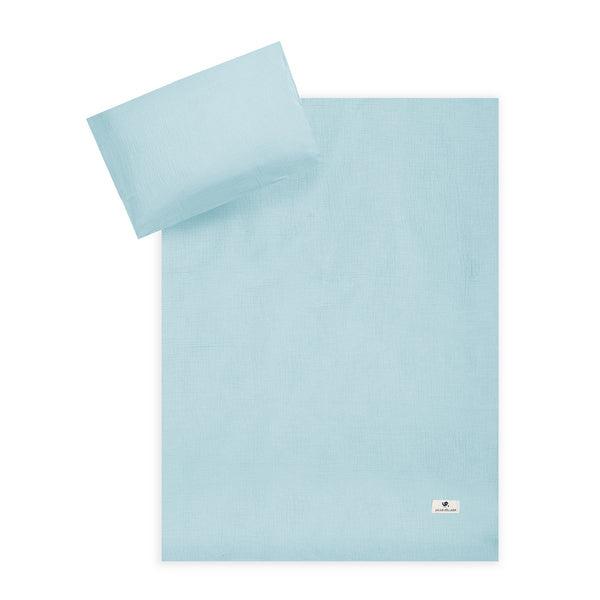 Bettwäsche aus Baumwollmusselin, denim