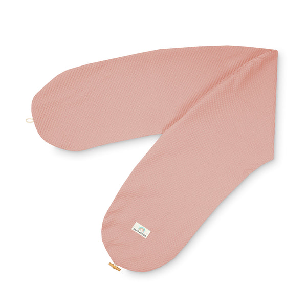 Nursing pillow cover with button, waffle piqué Dune