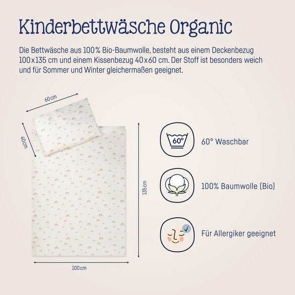 Organic bed linen, Rainbow