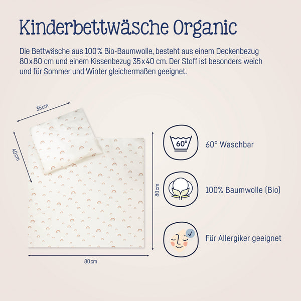 Organic bed linen, Rainbow