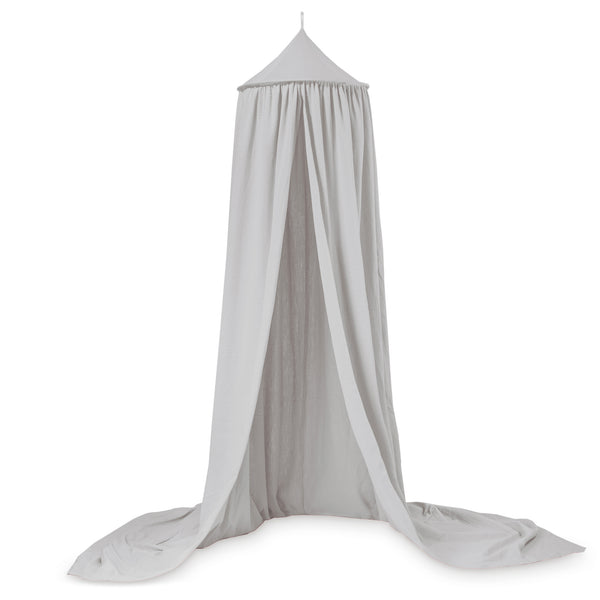 Canopy made of cotton muslin, grey