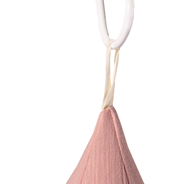 Cotton muslin canopy, dusty rose
