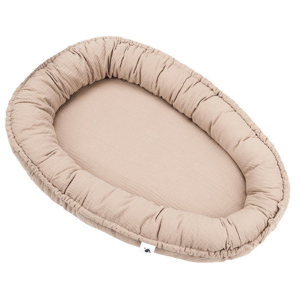 Muslin cuddle nest NIDO, sand
