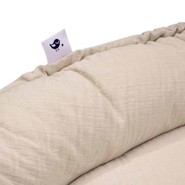 Muslin cuddle nest NIDO, sand