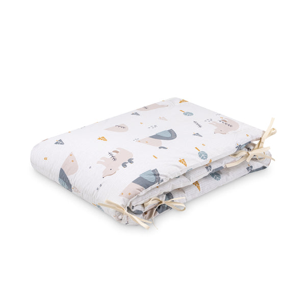 Mountain Bear crib bumper