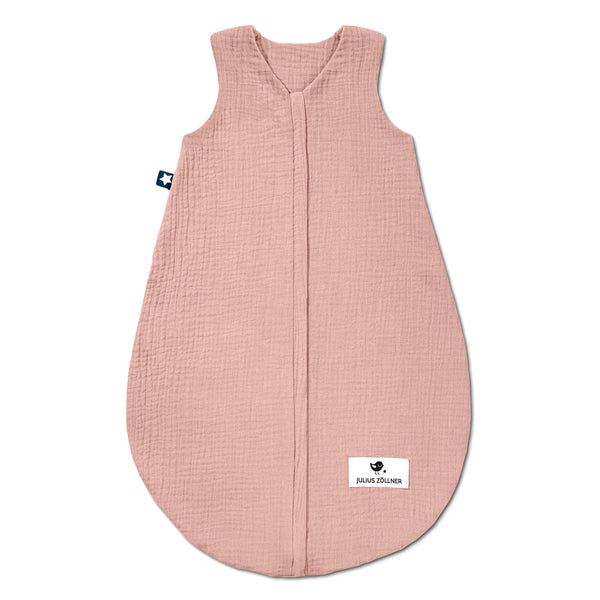 Musselin Sommerschlafsack, Dusty rose