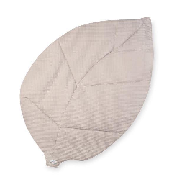 Crawling blanket leaf, waffle piqué seashell