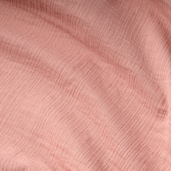 Nursing pillow cover made of cotton muslin, dusty rose