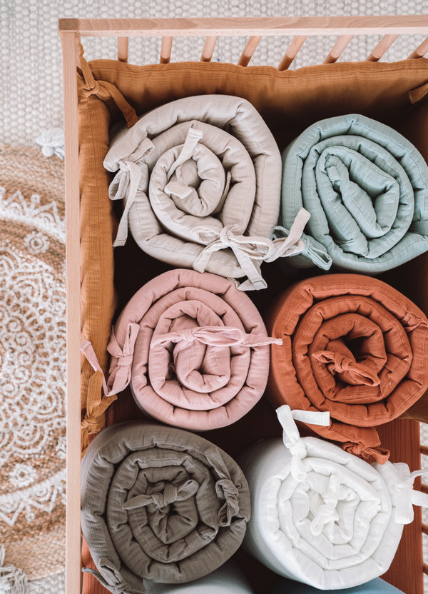 Cotton muslin nest, Dusty Rose