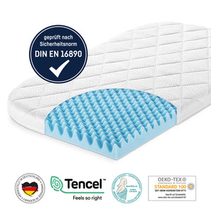 Co-sleeper mattress Dr. Lübbe Air Plus 81x43 cm