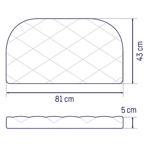 Co-sleeper mattress Dr. Lübbe Air Plus 81x43 cm