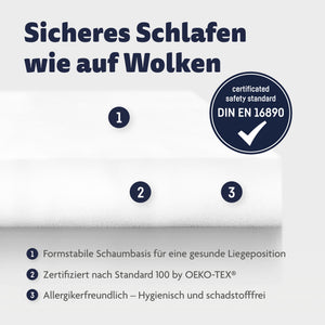 Stubenwagenmatratze Allegro 70x37 cm