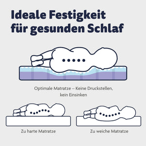 Kinderwagenmatratze Dr. Lübbe Premium 75x32 cm