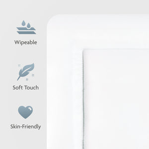 Wickelauflage "Softy", uni weiß