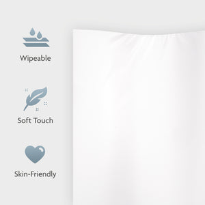 Wave changing mat, white