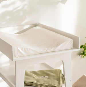 Wave changing mat, white