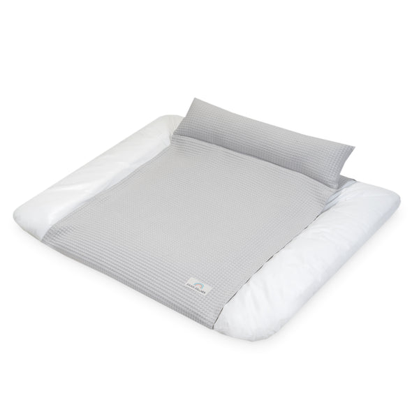 Loop Comfy cover for Softy changing mat, waffle piqué Light Grey