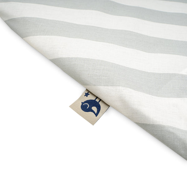Stillkissenbezug mit Knopf, Organic Stripes