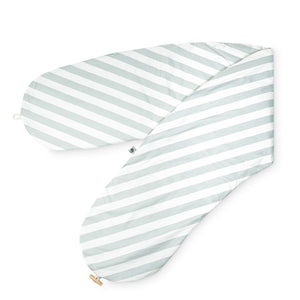 Stillkissenbezug mit Knopf, Organic Stripes