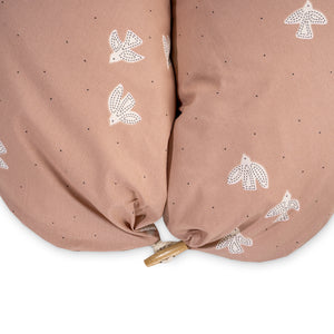 Stillkissen mit Knopf, Organic Birdy