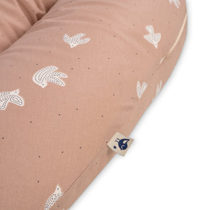 Stillkissen mit Knopf, Organic Birdy