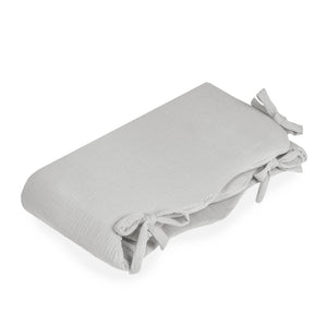 Nestchen Wave S aus Baumwollmusselin, Grey