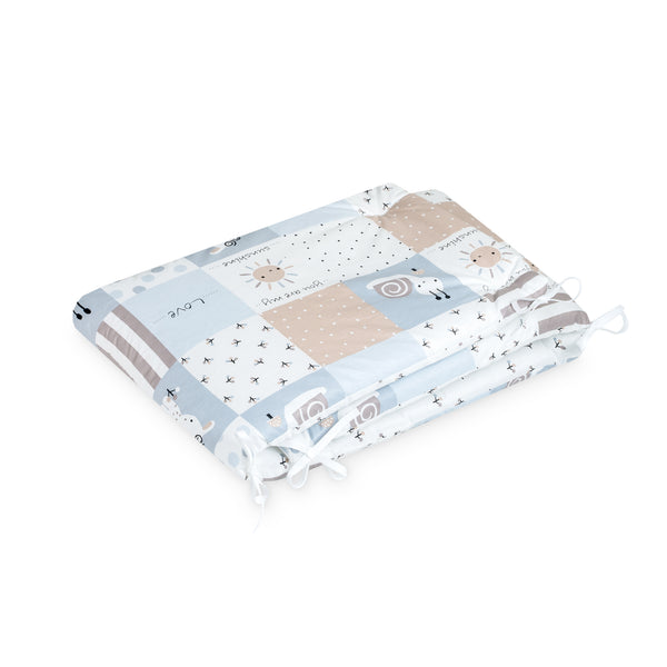 Nestchen für das Babybett, Patch Blue