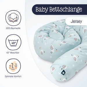 Jersey bed snake, snail