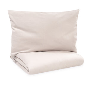 Jersey bed linen plain oatmeal