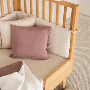 Jersey bed linen plain Red Earth