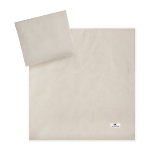Bettwäsche aus Baumwollmusselin, Sand