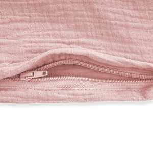 Bettwäsche aus Baumwollmusselin, Dusty Rose