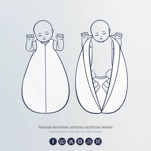 Jersey sleeping bag - Little Fox