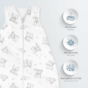 Sleeping bag - bunny and owl