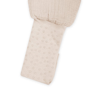 Muslin sleepsuit player, sand