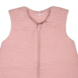 Muslin Sleepsuit Player, Dusty Rose