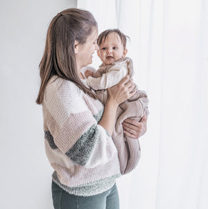 Musselin Babyschlafsack, Sand