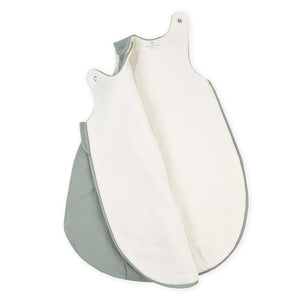Musselin Babyschlafsack, Grün