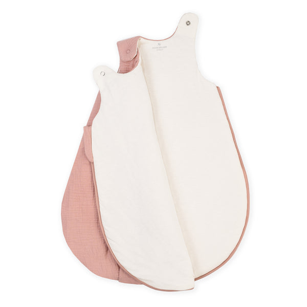 Musselin Babyschlafsack, Dusty Rose