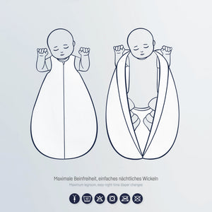 Jersey sleeping bag - Little Fox