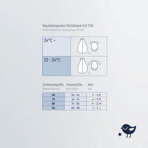 Musselin Sommerschlafsack, Grau