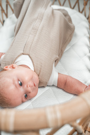 Musselin Sommerschlafsack, Sand