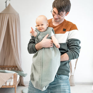 Musselin Sommerschlafsack, Grün