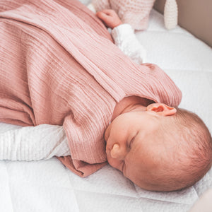 Musselin Sommerschlafsack, Dusty rose